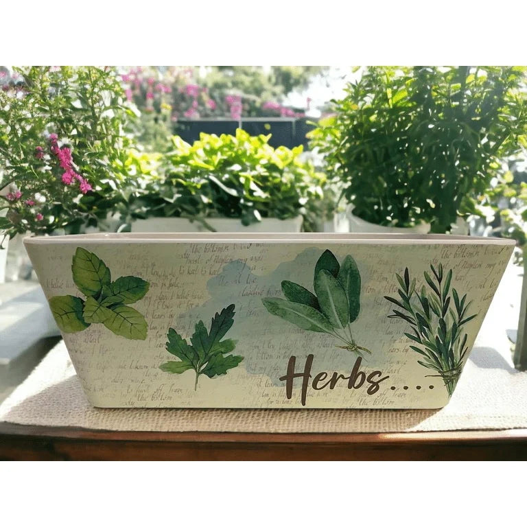 16" Rectangular Indoor/Outdoor Self-Watering Bamboo Planters