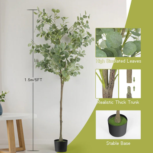 Artificial Tree Plant Eucalyptus Tree