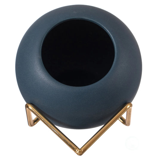 Small Ceramic Flower Vase for Living Room, Home Office Table, Dining Room, and Entryway Decor, Perfect for Flowers
