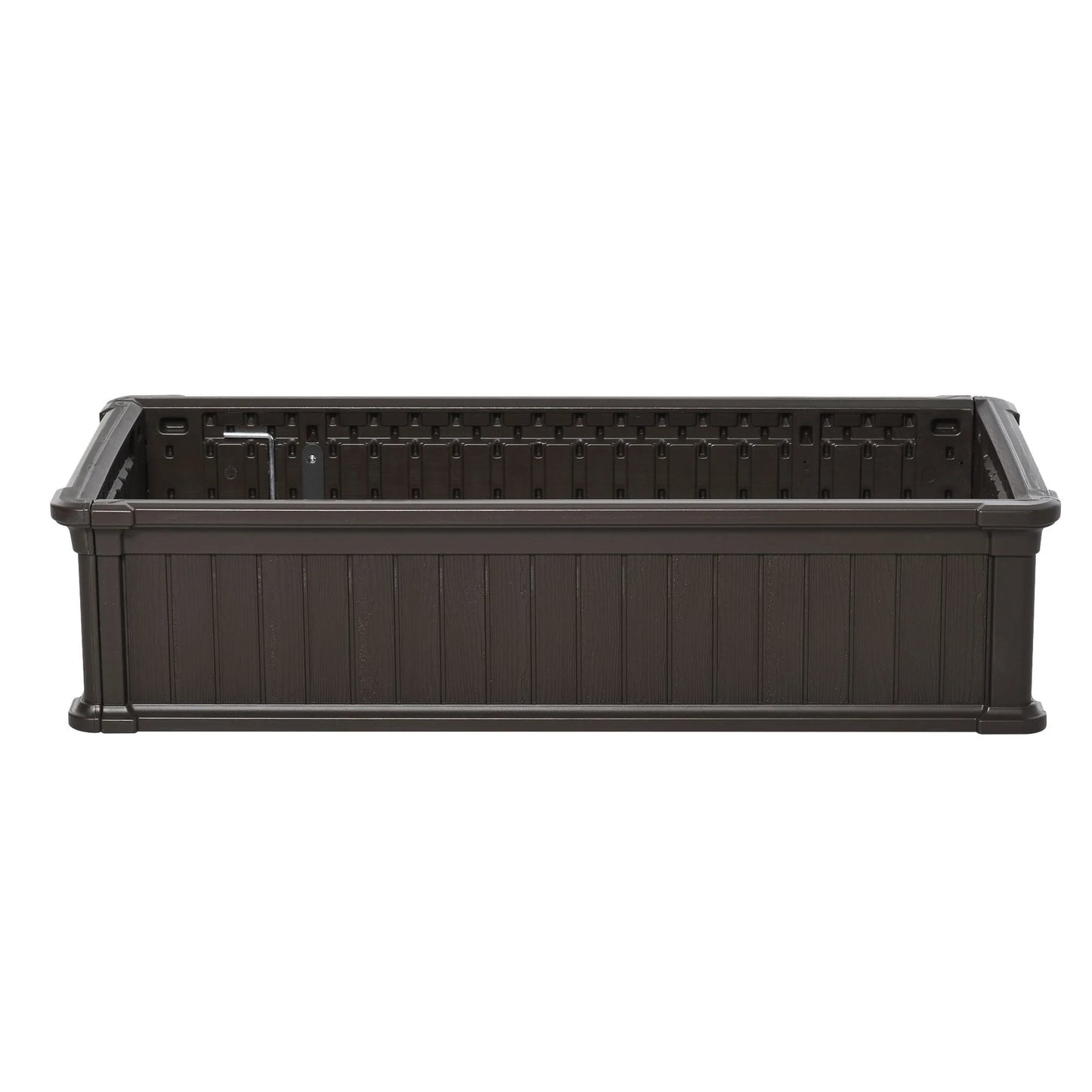 Outsunny 4' x 2' x 1' Raise Garden Bed, Planter Box for Flowers, Herbs Outdoor Backyard with Easy Assembly