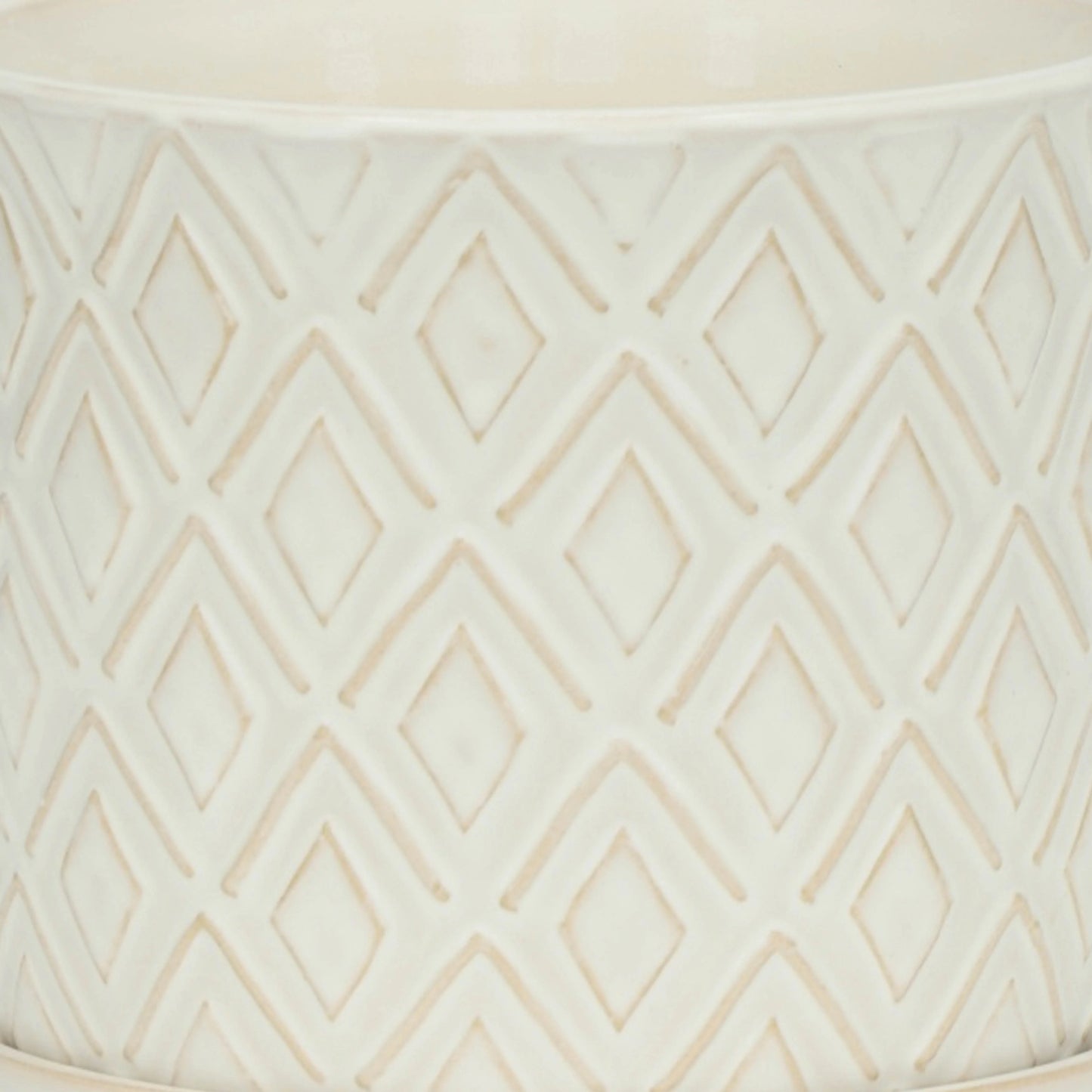 Sagebrook Home Modern Indoor or Outdoor Ceramic Planter Set of 2