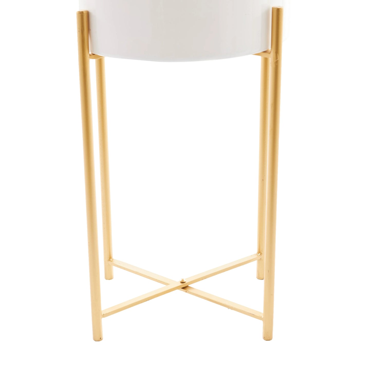 CosmoLiving by Cosmopolitan Metal Contemporary Planter (Set of 2) - S/2 24", 21"H