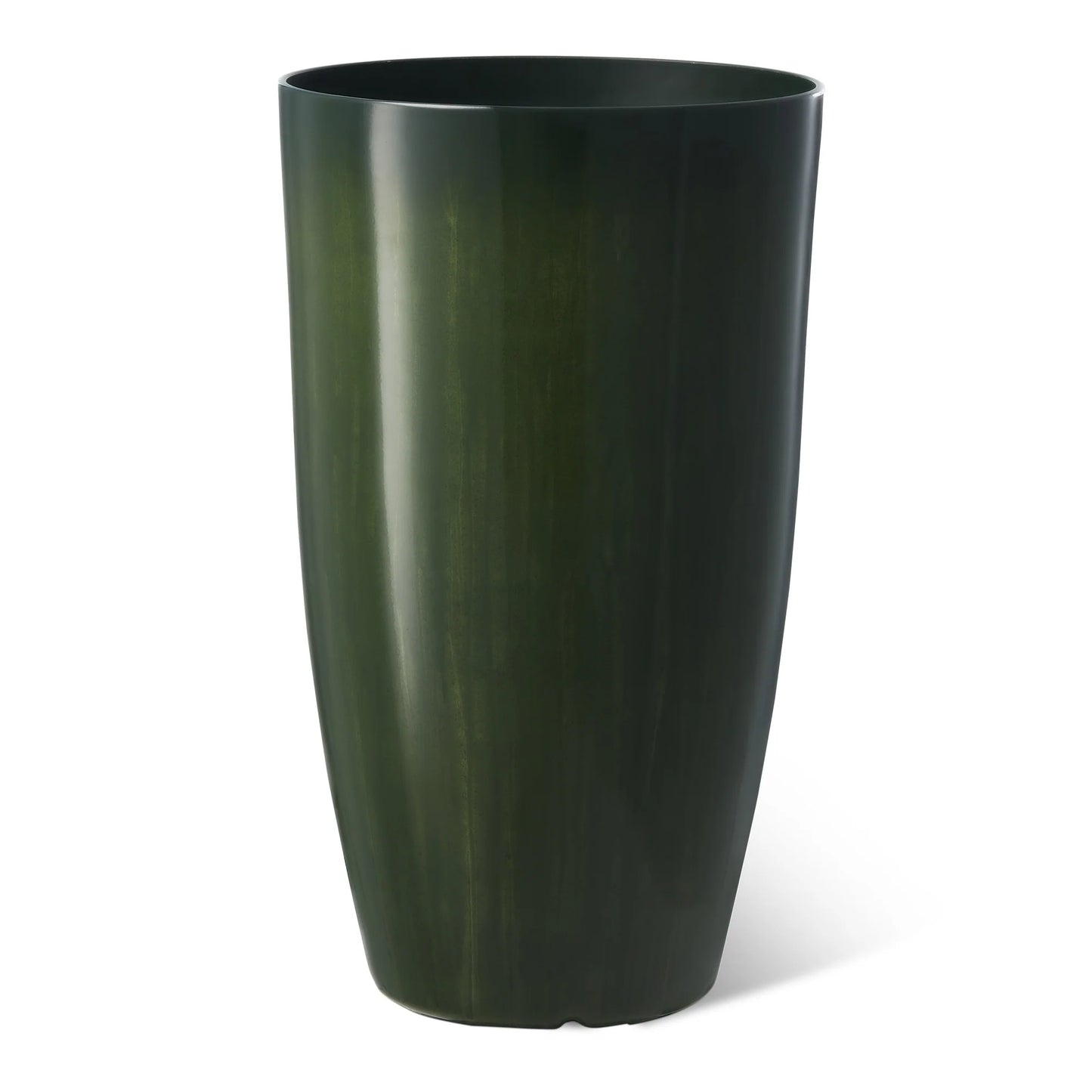 Glitzhome 23.5"H Set of 2 Oversized Gradient Blue/Green Tall Plastic Planter