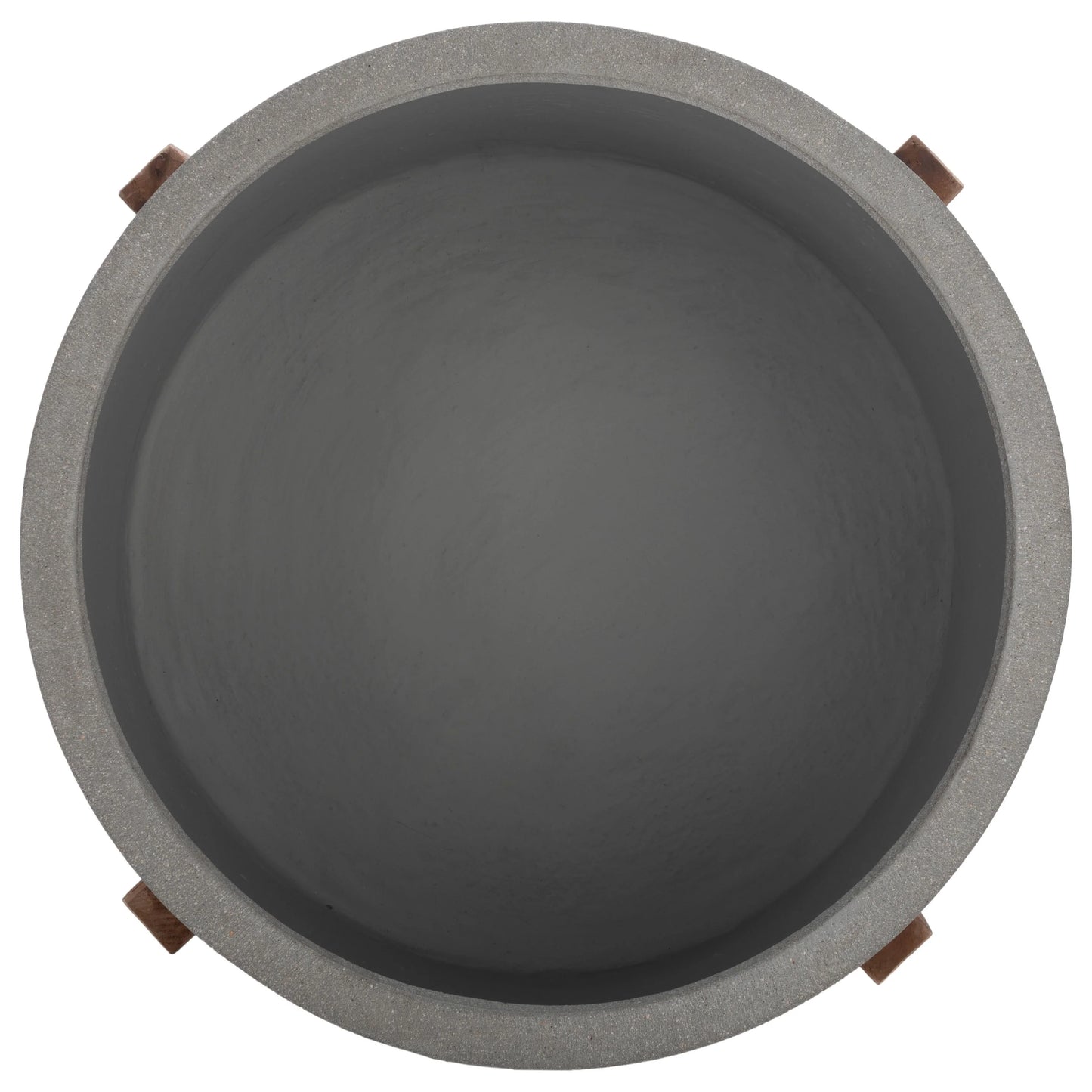 SAFAVIEH Outdoor Aldijana Concrete Planter - 25"W x 25"D x 29"H