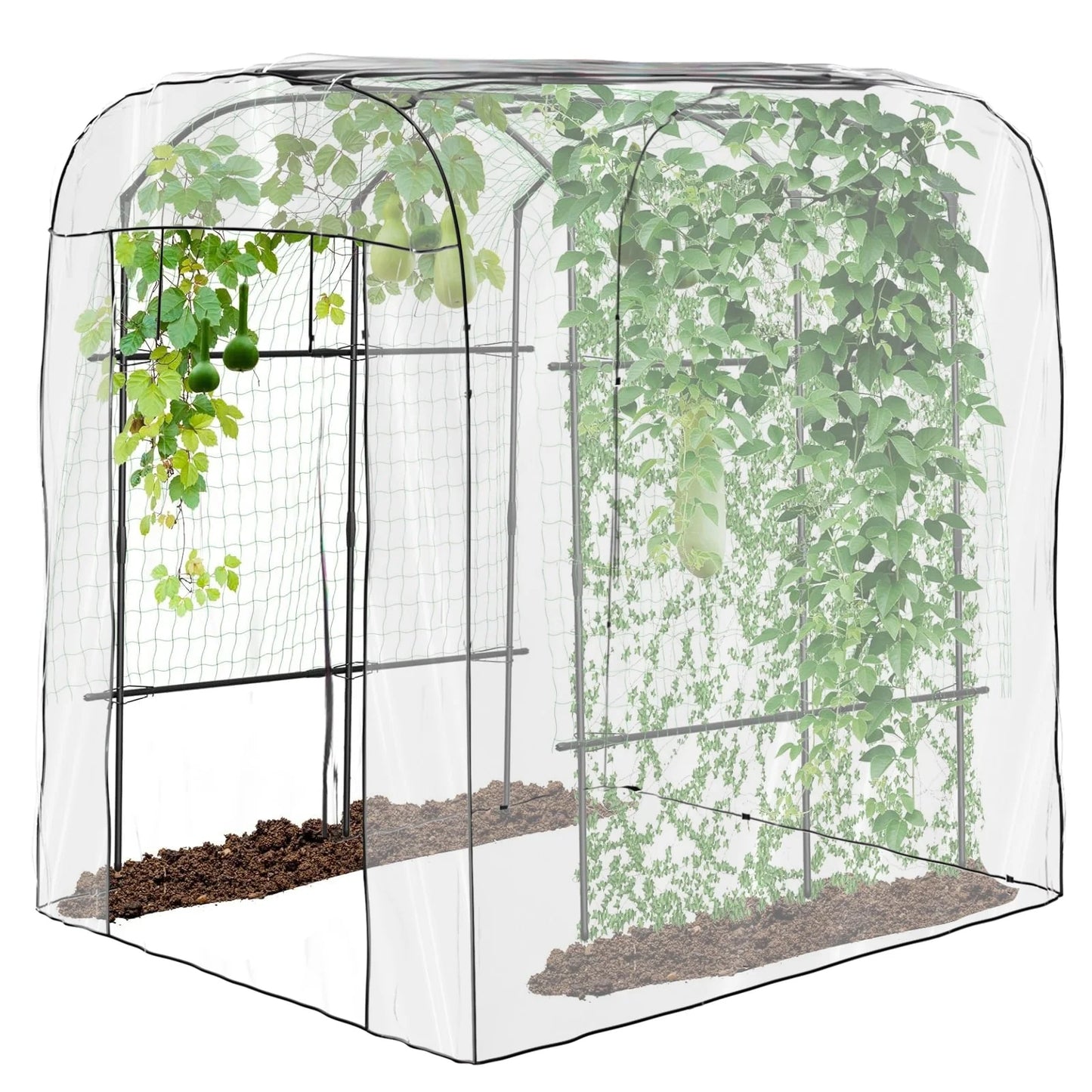 DoCred Garden Trellis for Climbing Plants, Outdoor Metal Trellis