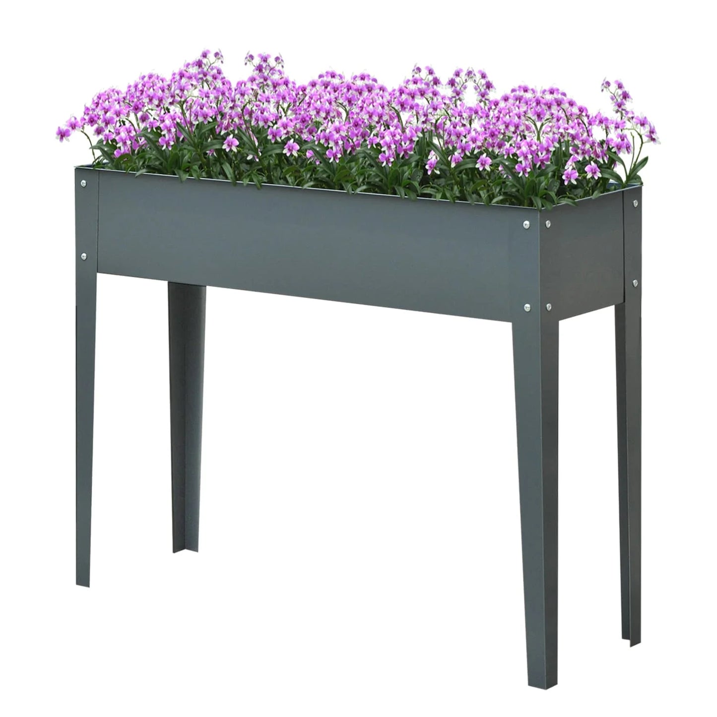 Outsunny Long Raised Garden Bed Outdoor Planter Box