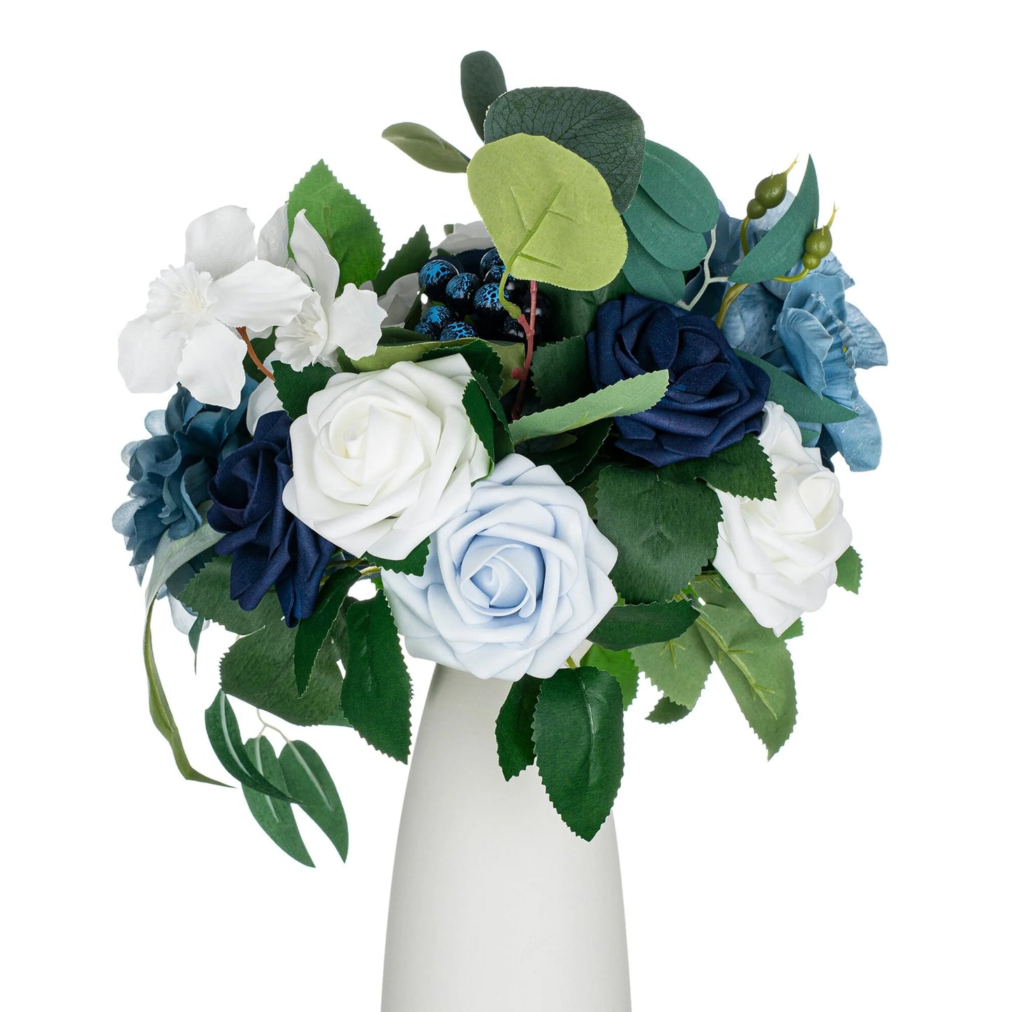 11 Inch Wedding Bouquet, Boho Bridesmaid Bouquet, Real Touch Bridal Bouquet, Floral Arrangement for Wedding