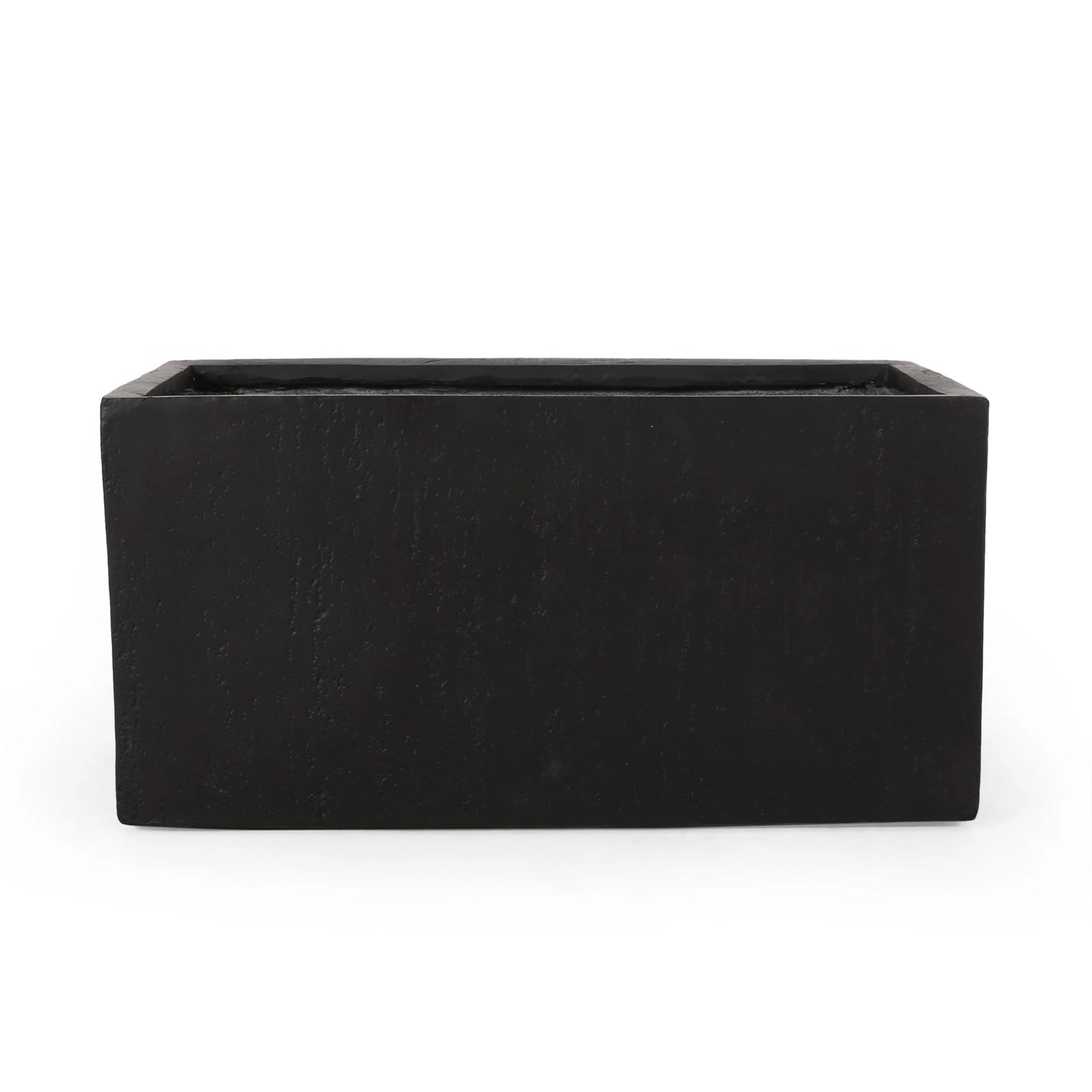 Ella Outdoor Modern Cast Stone Rectangular Planter by Christopher Knight Home