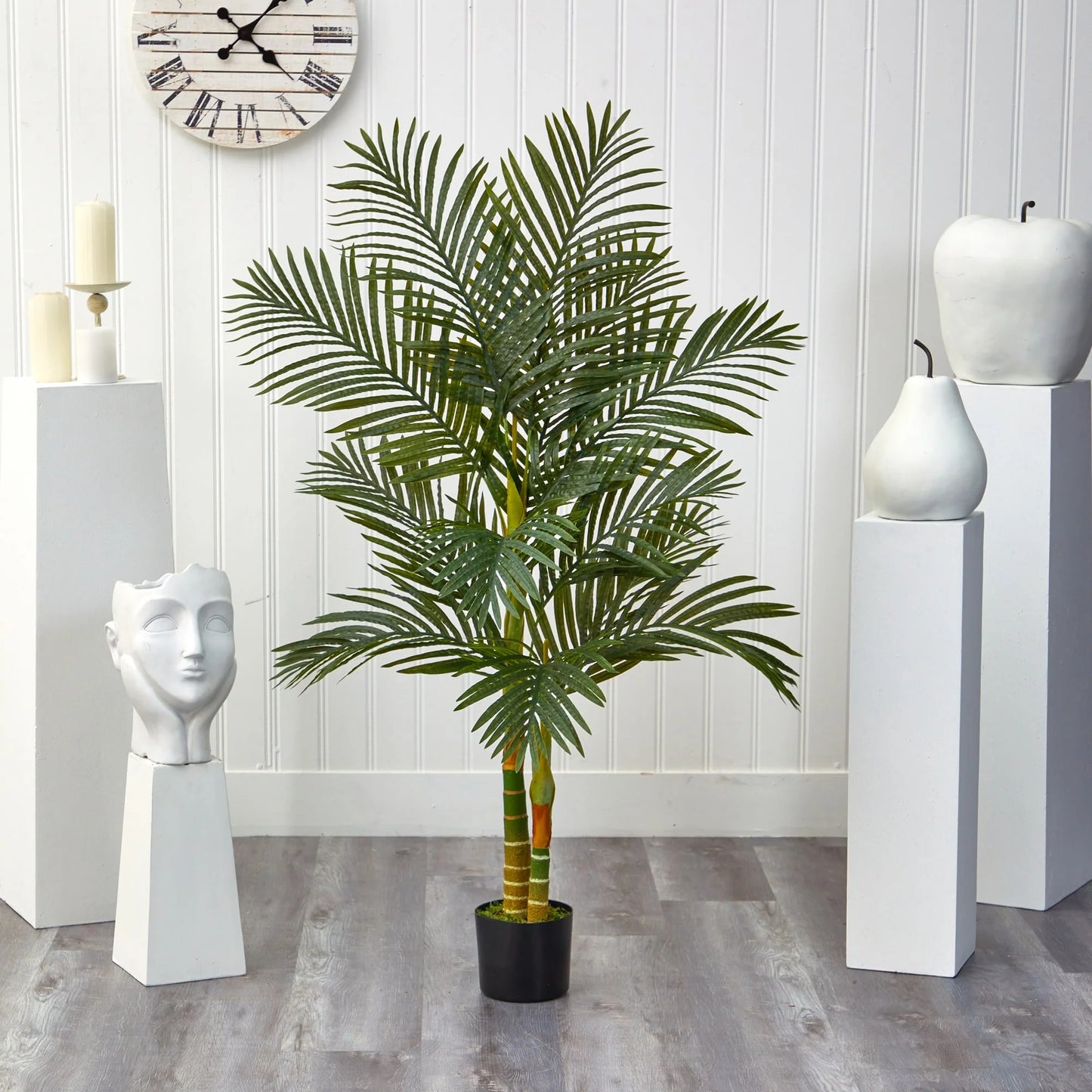5' Golden Cane Artificial Palm Tree - 6"