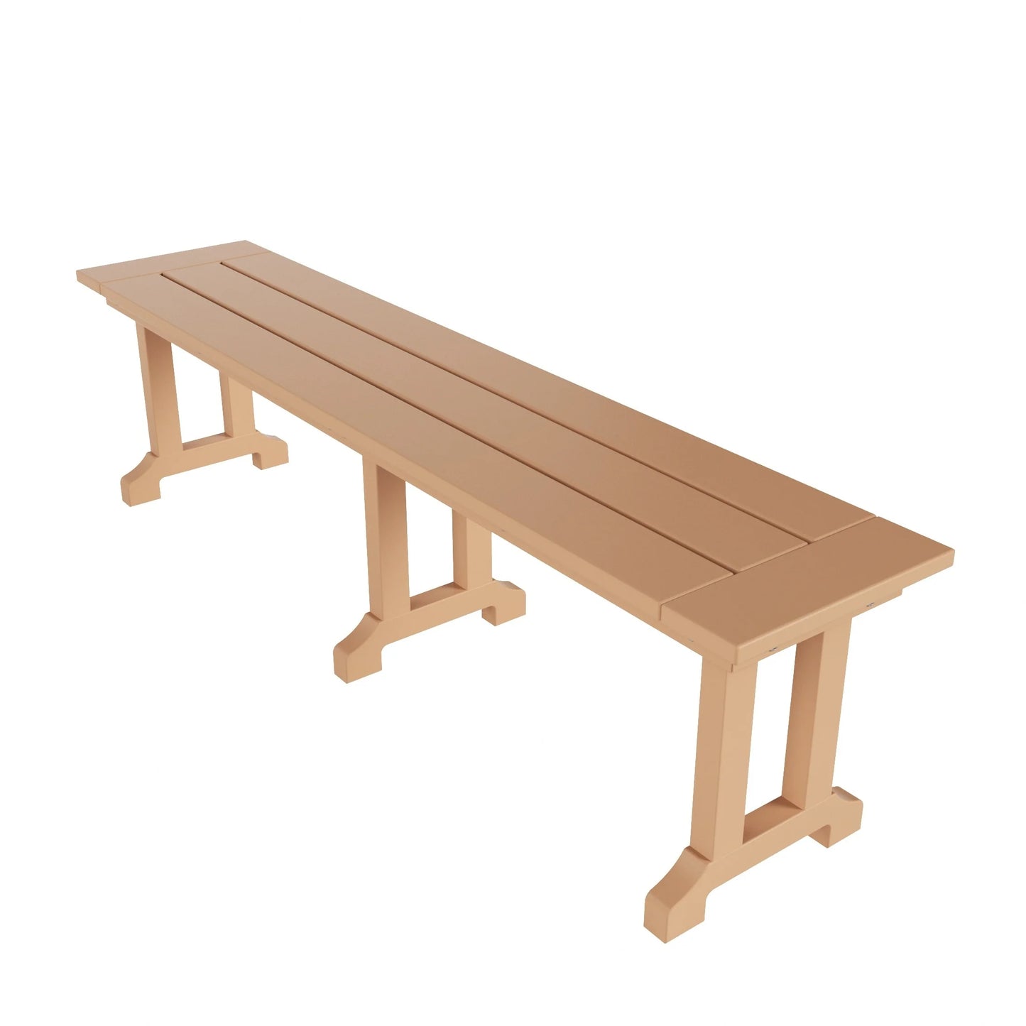 Polytrends Laguna Hdpe All Weather Outdoor Patio 65" Bench