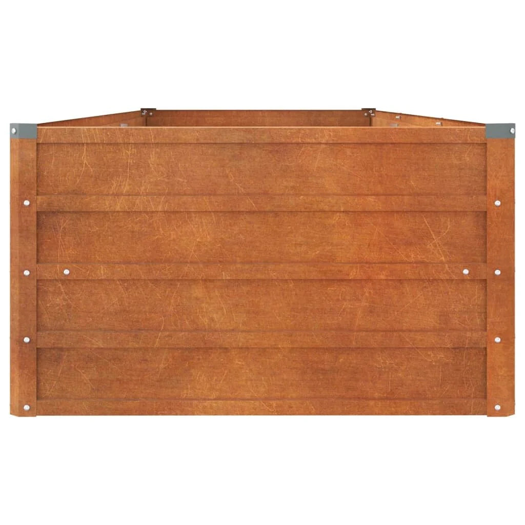vidaXL Garden Raised Bed Outdoor Patio Backyard Planter Rusty Corten Steel