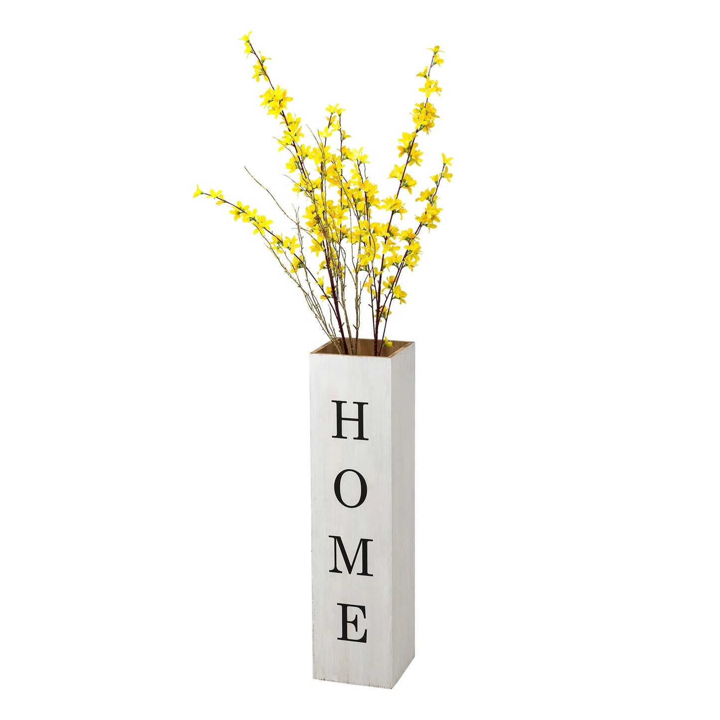 Glitzhome 30"H Rustic Welcome & Home or Welcome & Porch Double Sided Wooden Planter Sign Front Door Decor(2025 Quality-upgraded)