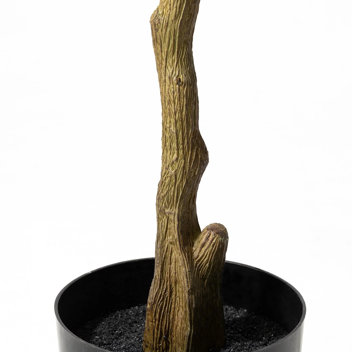Glitzhome Real Touch Olive Artificial Tree With Black Pot