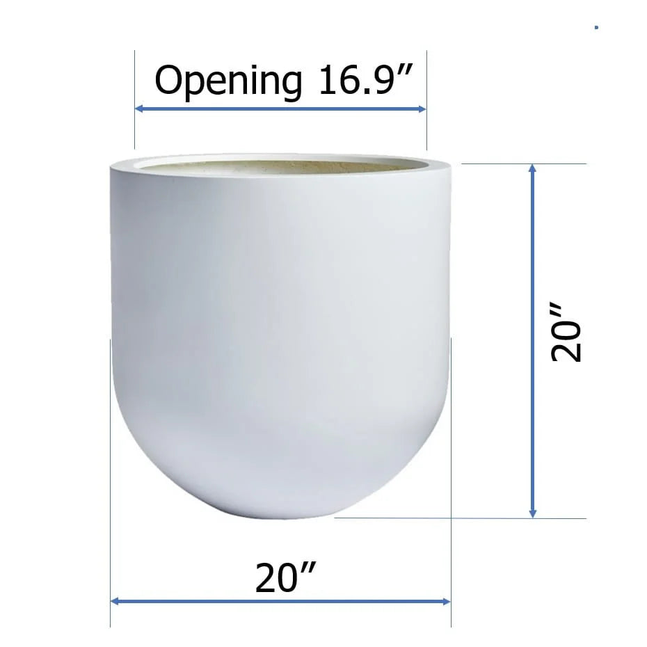 DreamPatio Santa Rosa Fiberstone Planter for Indoor/Outdoor