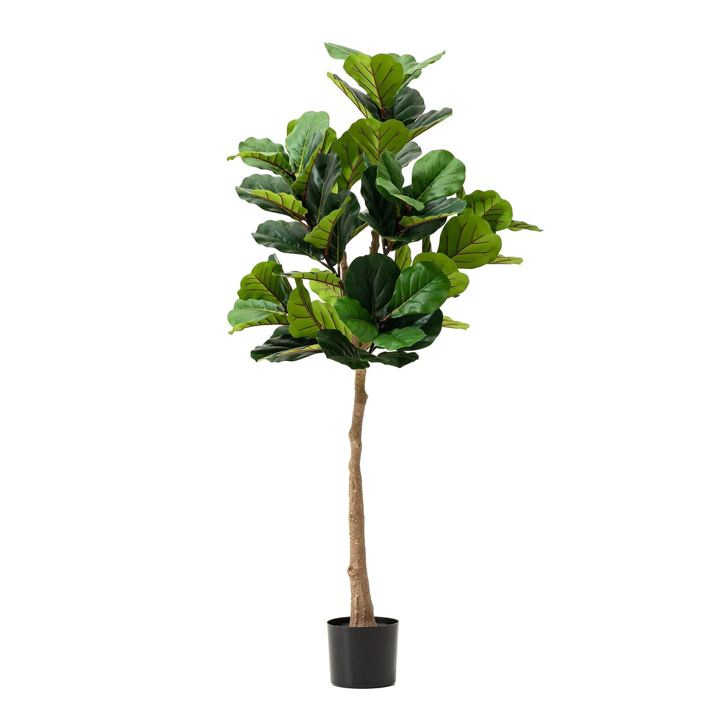 Glitzhome 3.5ft/5ft.Potted Real Touch Fiddle Leaf Fig Faux Tree