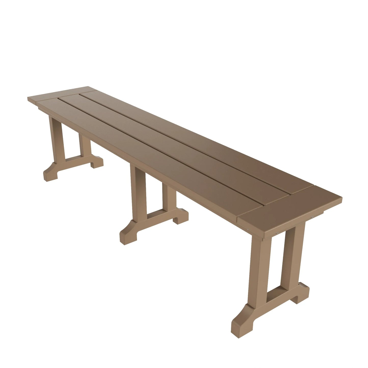 Polytrends Laguna Hdpe All Weather Outdoor Patio 65" Bench