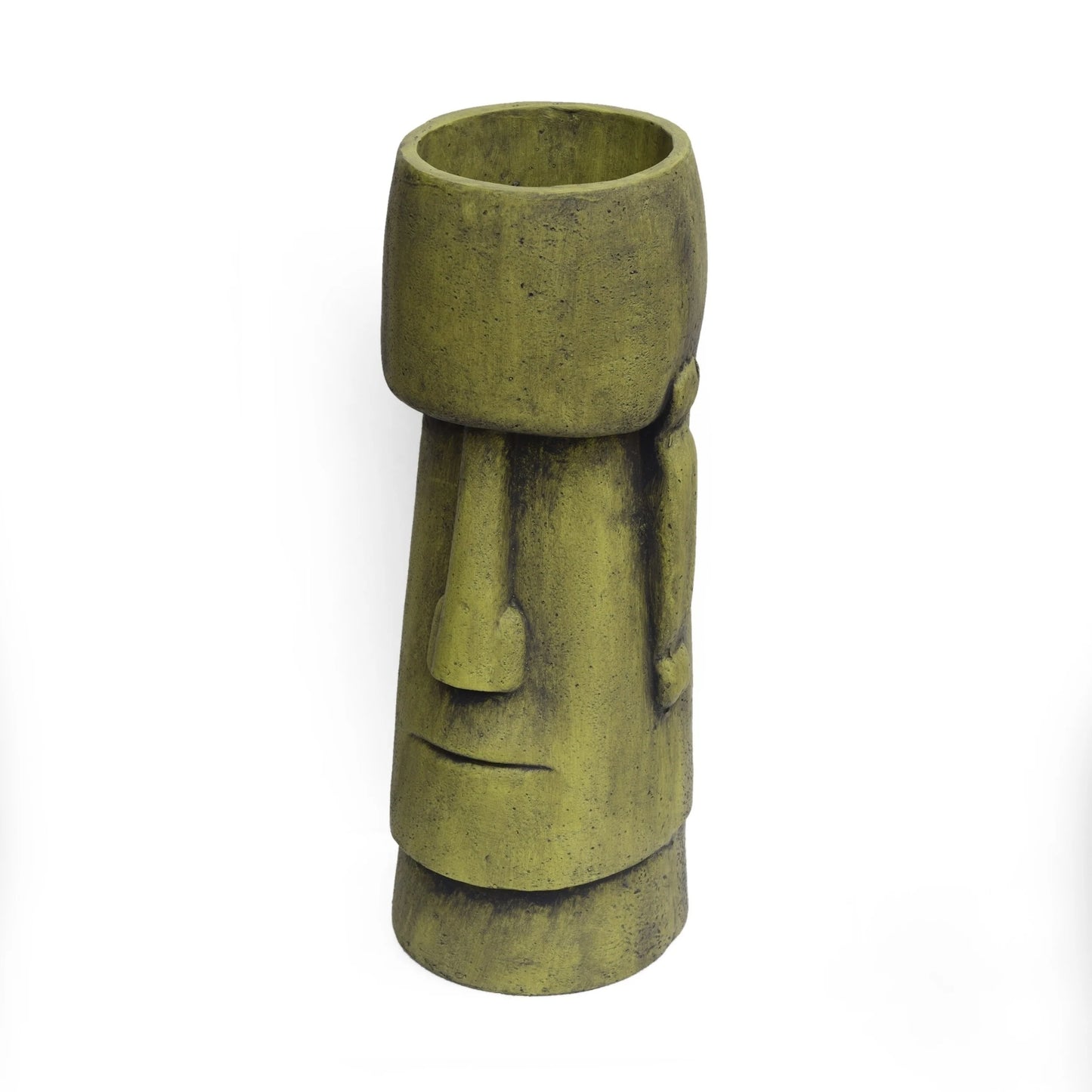 Glacier Outdoor Easter Island Tiki Urn by Christopher Knight Home