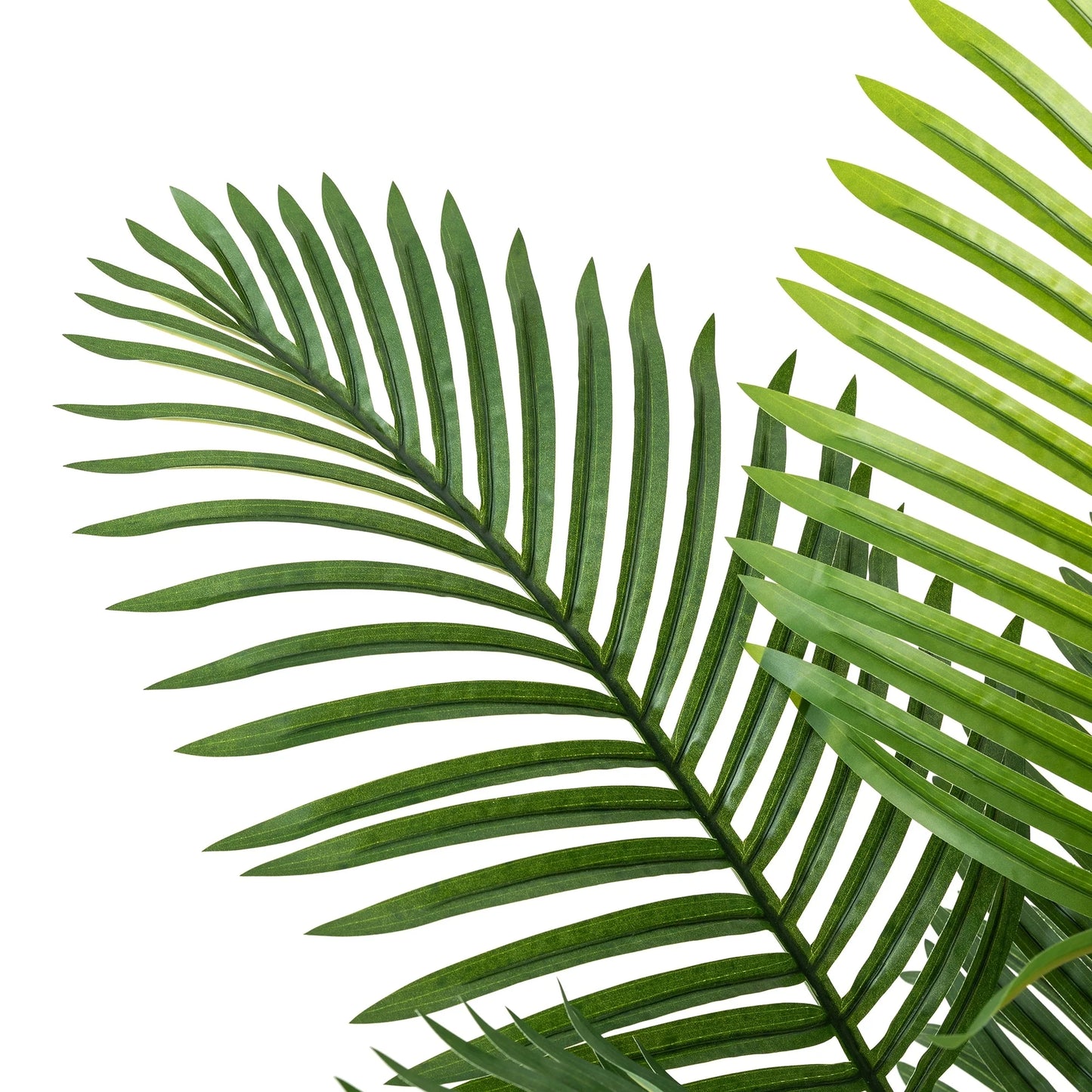 Glitzhome 43"H Real Touch Areca Palm Artificial Fronds Tree in Pot - 19.75"D x 43.25"H