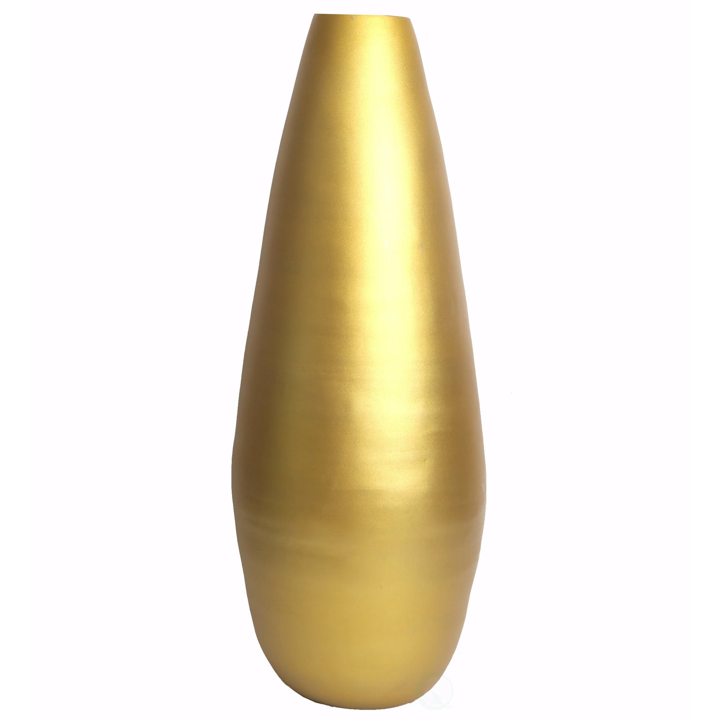 31.5" Spun Bamboo Tall Floor Vase - Sleek Matte Finish, Elegant Home Decoration, Modern Accent Piece, Living Room Decor