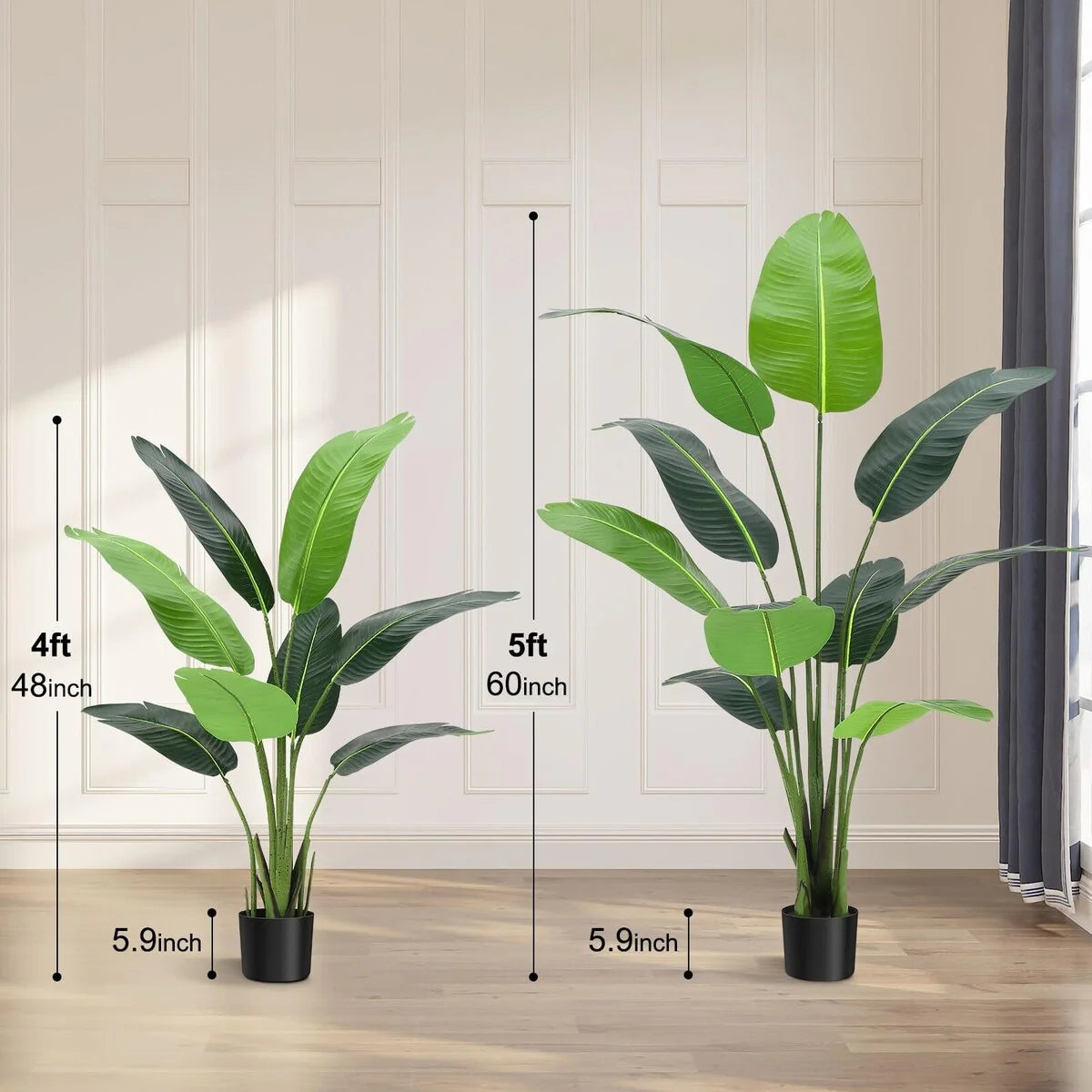 4/5FT Artificial Bird of Paradise Plant