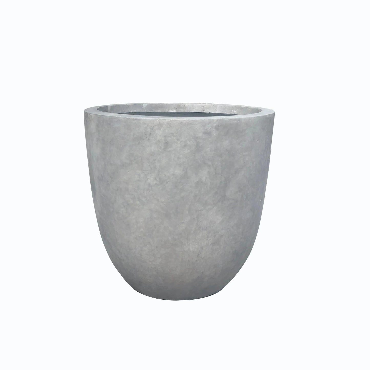 Kante Lightweight Round Outdoor Planter, 18 Inch Diameter, Concrete - 18"W x 18"L x 17"H