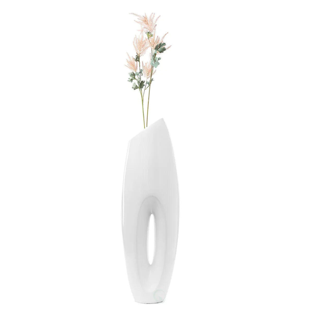 Modern White Large Floor Vase