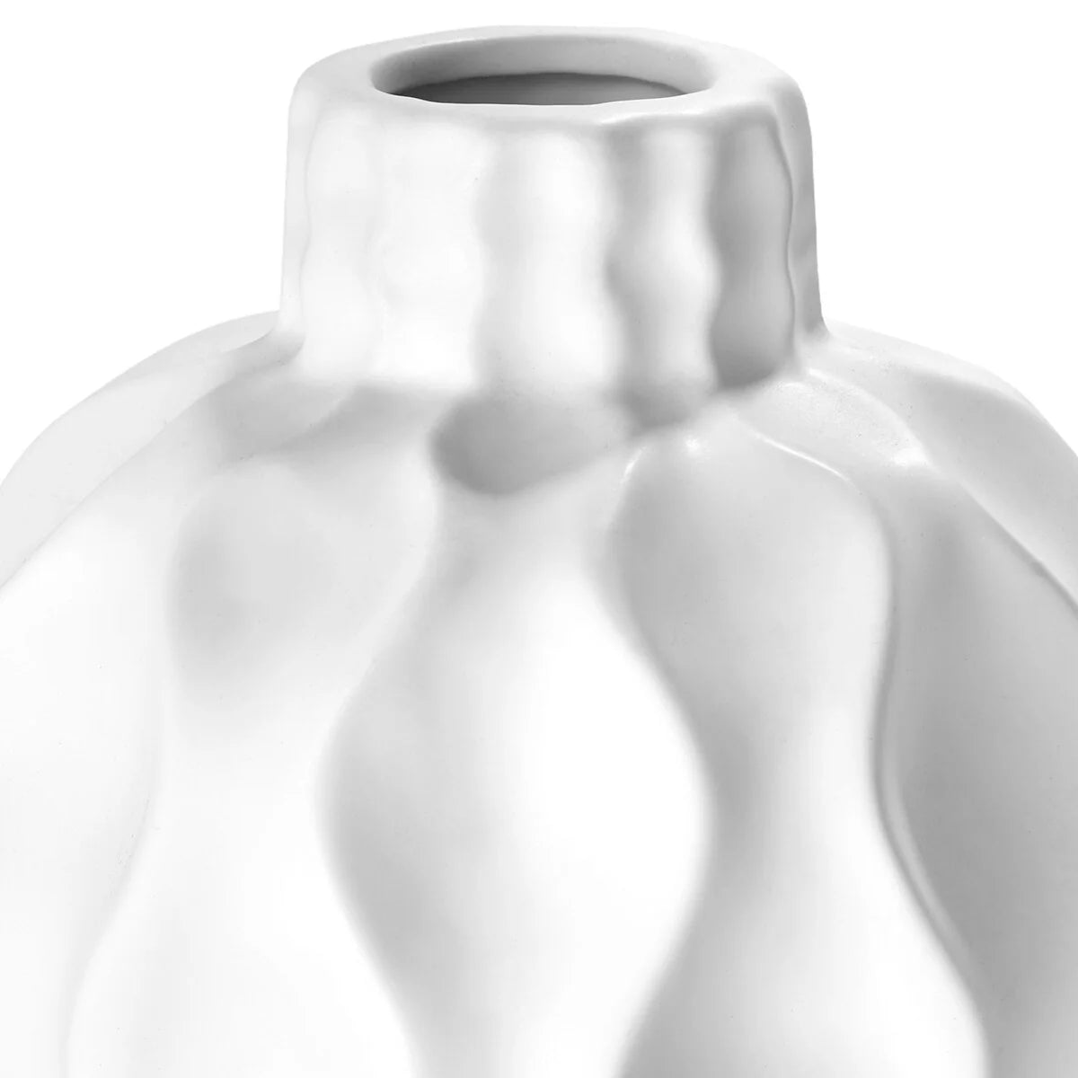 American Art Decor Porcelain Purity Vase Table Top Decor - 19.5" x 6"