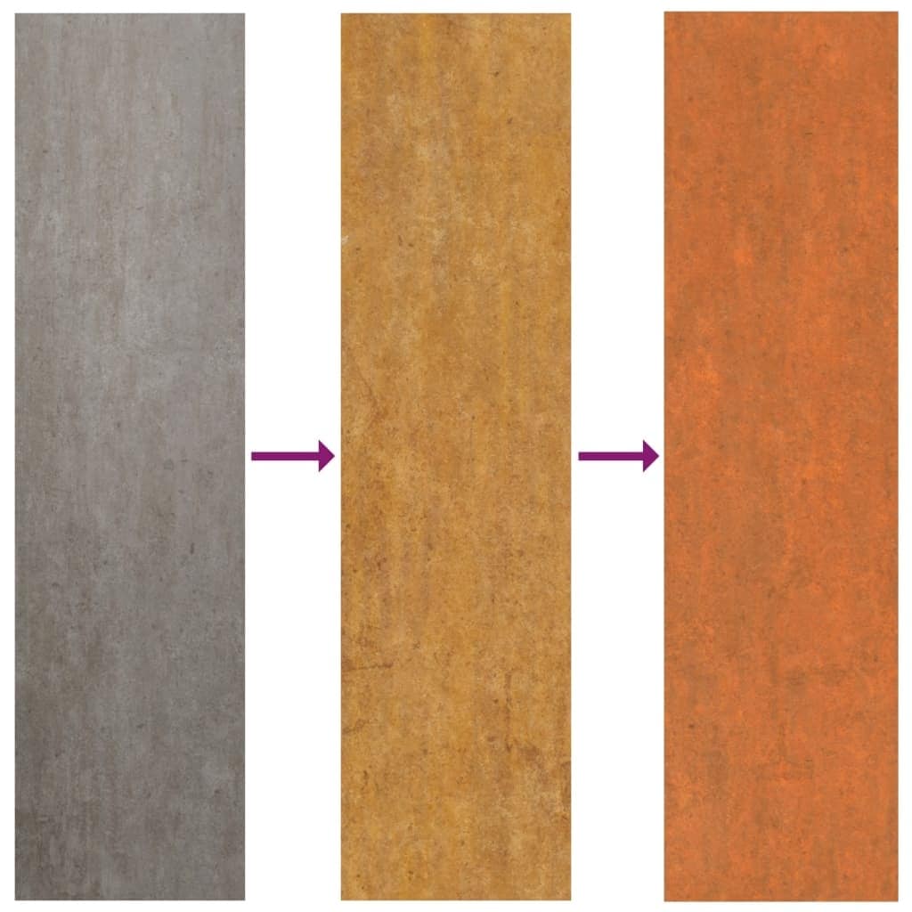 vidaXL Garden Raised Bed Outdoor Patio Backyard Planter Rusty Corten Steel