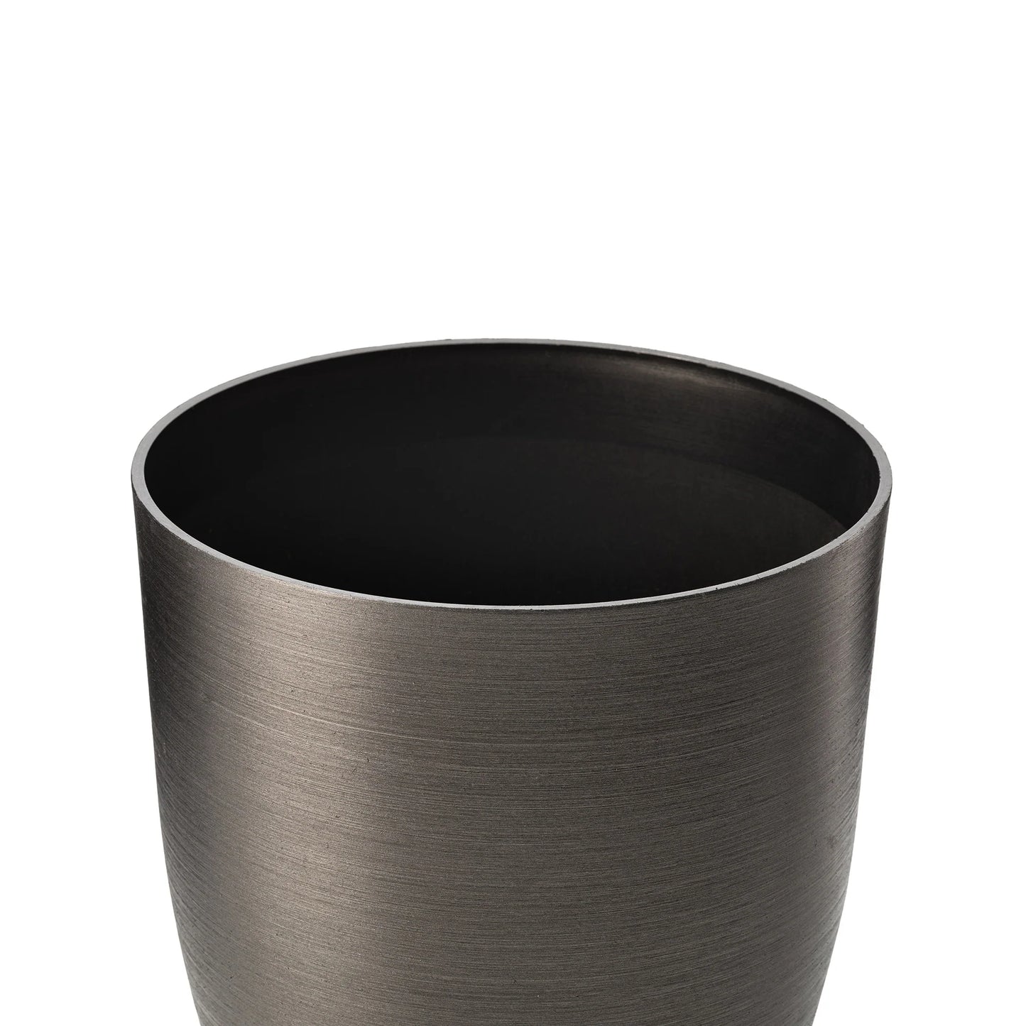 Glitzhome 16.75"H Set of 2 Oversized Eco-Friendly PE/Resin Faux Ceramic Tall Plastic Planter Porch Pot