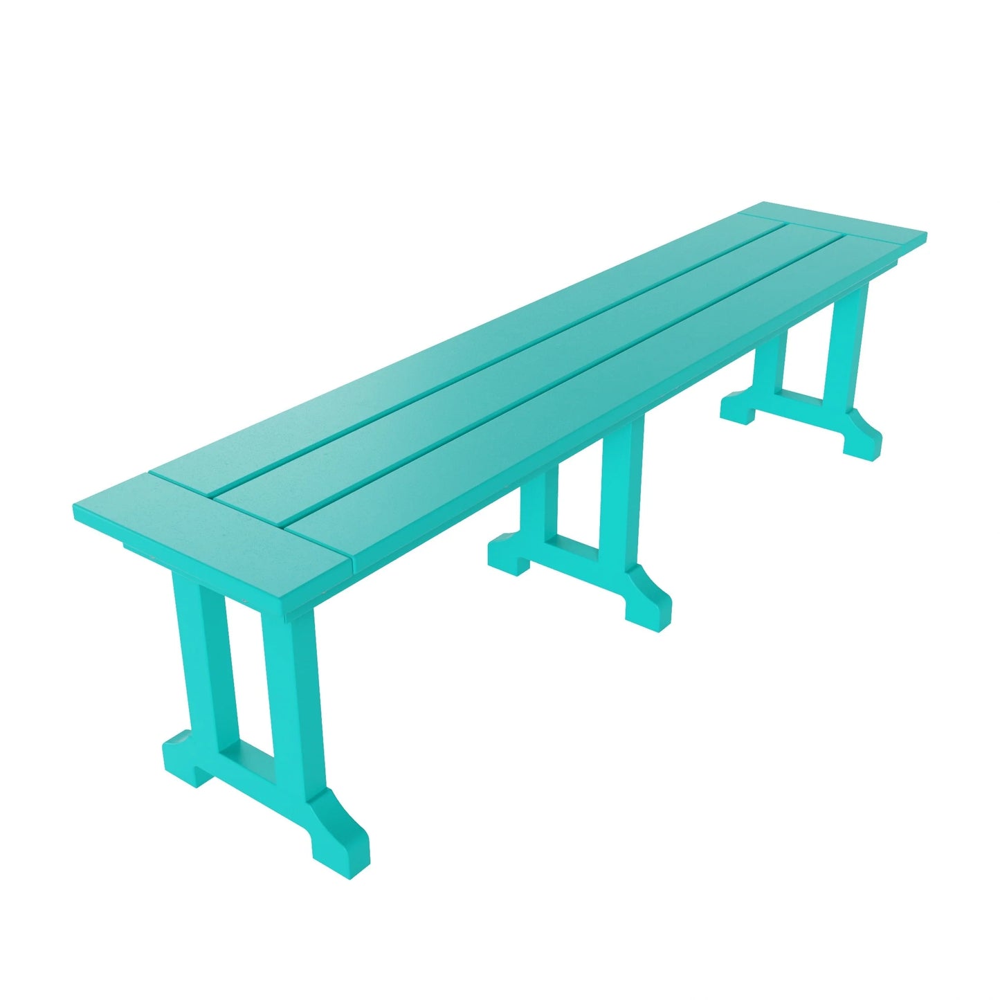 Polytrends Laguna Hdpe All Weather Outdoor Patio 65" Bench