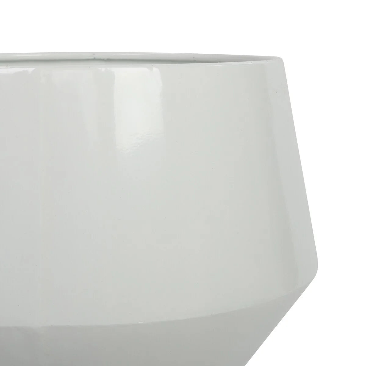Huxley Mid Century Modern Planters - White (Set of 2)