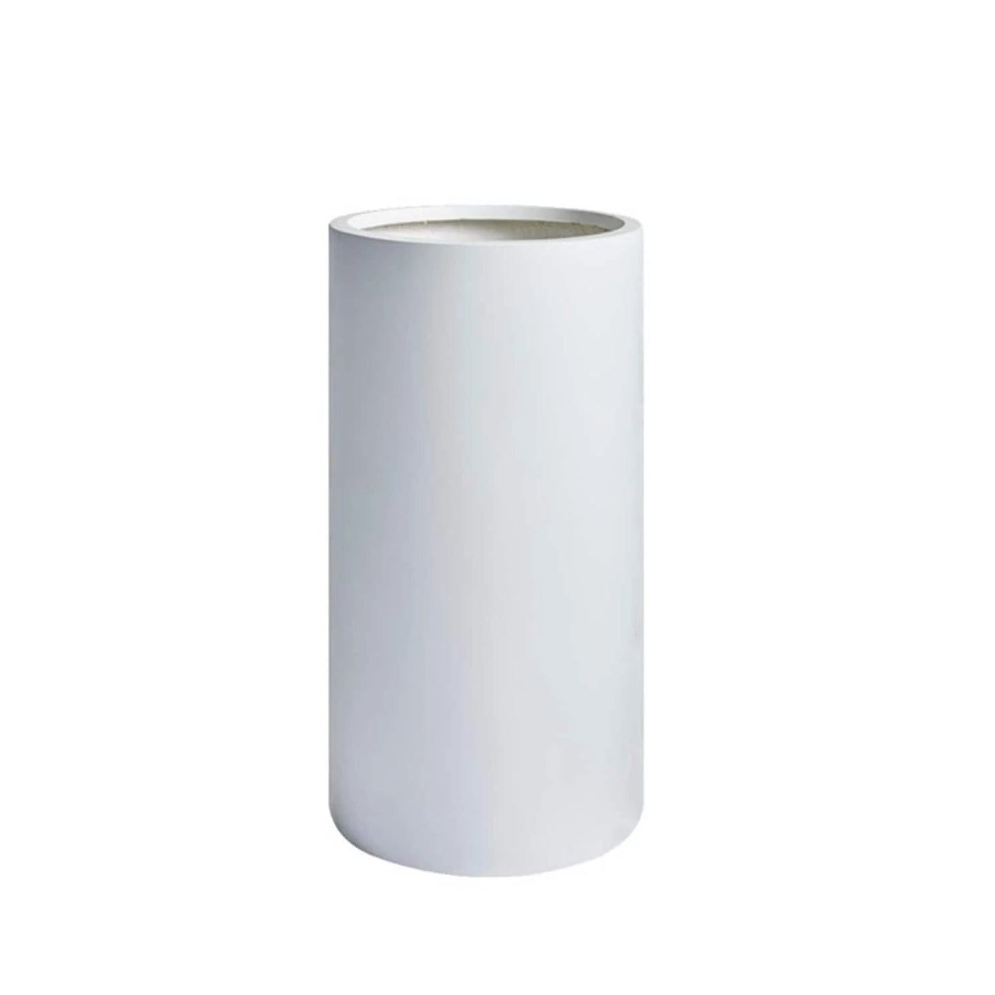 DreamPatio Fontana 10" dia x 19.7"H Fiberstone Cylinder Planter - 10" x 19.7"