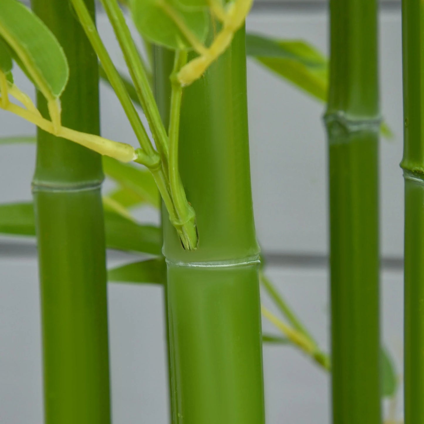 HOMCOM 5FT Artificial Bamboo Tree Faux Decorative Plant in Nursery Pot for Indoor Outdoor Décor - 6.75" x 6.75" x 59"