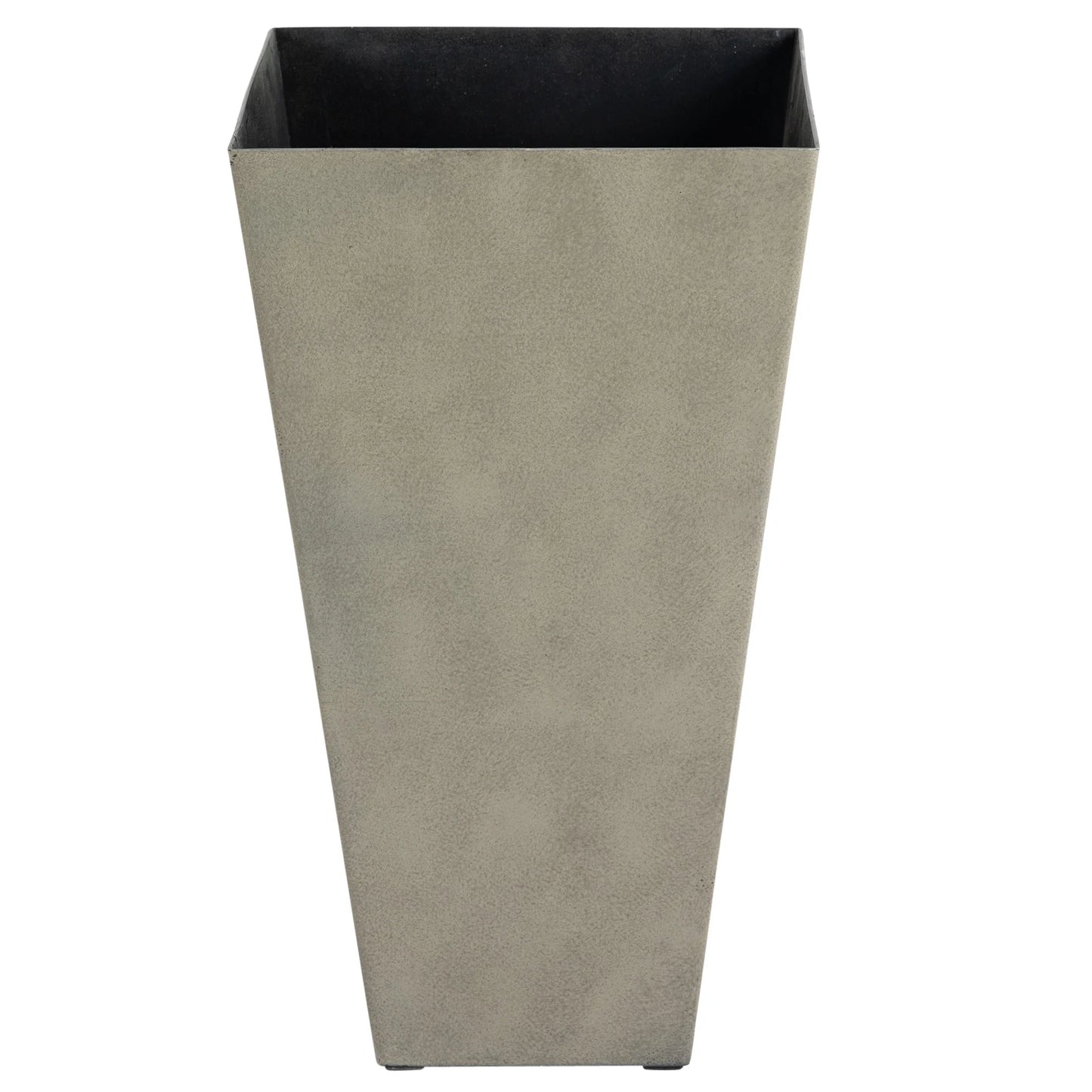 Outsunny 28" Tall Plastic Flower Pot, Set of 3, Large Outdoor & Indoor Plastic Garden Planters, for Entryway, Patio, Yard