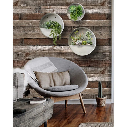 Modern Home Round Living Wall Mounted Galvanized Steel/Zinc Succulent/Herb Planter - Indoor/Outdoor Living Art Potting Vessel