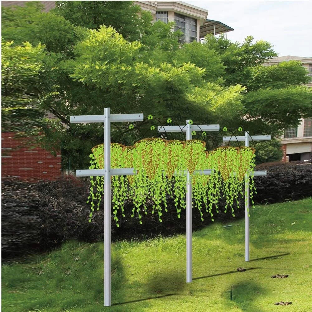 Agfabric Raspberry Trellis with Adjustable Arms, Raspberry Stake, Vineyard Trellie (1-Pack)
