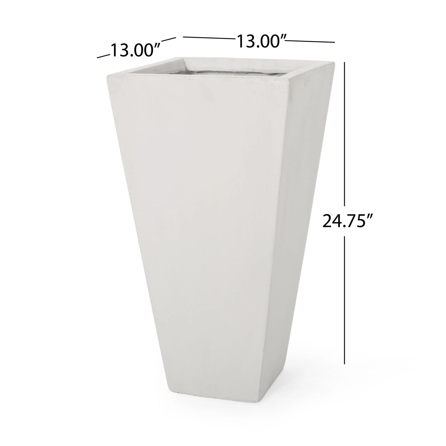 Ella Outdoor Cast Stone Outdoor Planters by Christopher Knight Home