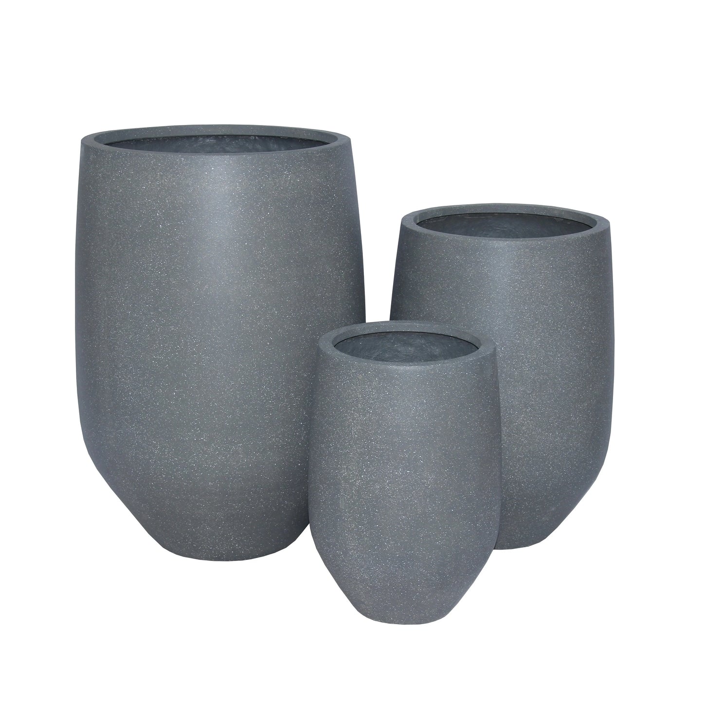 DreamPatio Garden Grove 1-Piece Fiberstone Planter