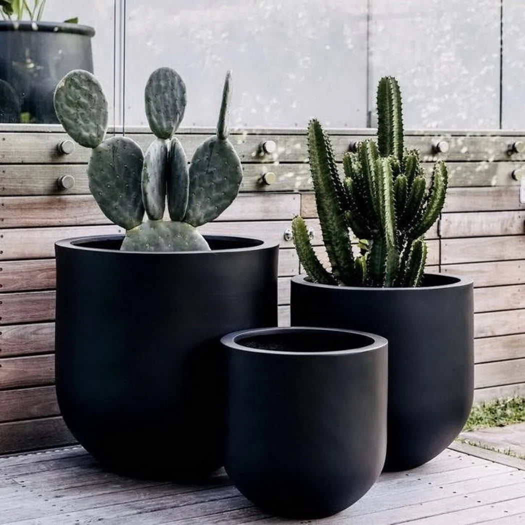 DreamPatio Santa Rosa Fiberstone Planter for Indoor/Outdoor