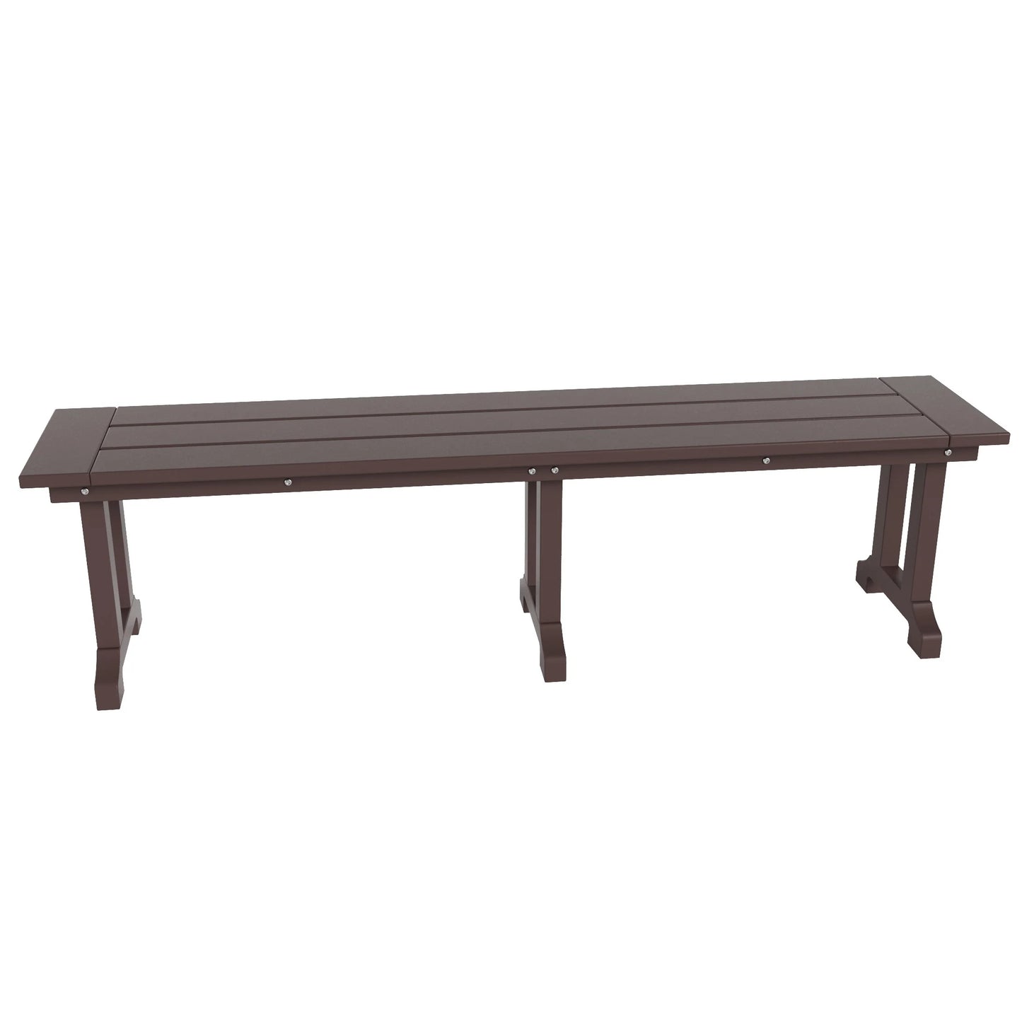 Polytrends Laguna Hdpe All Weather Outdoor Patio 65" Bench