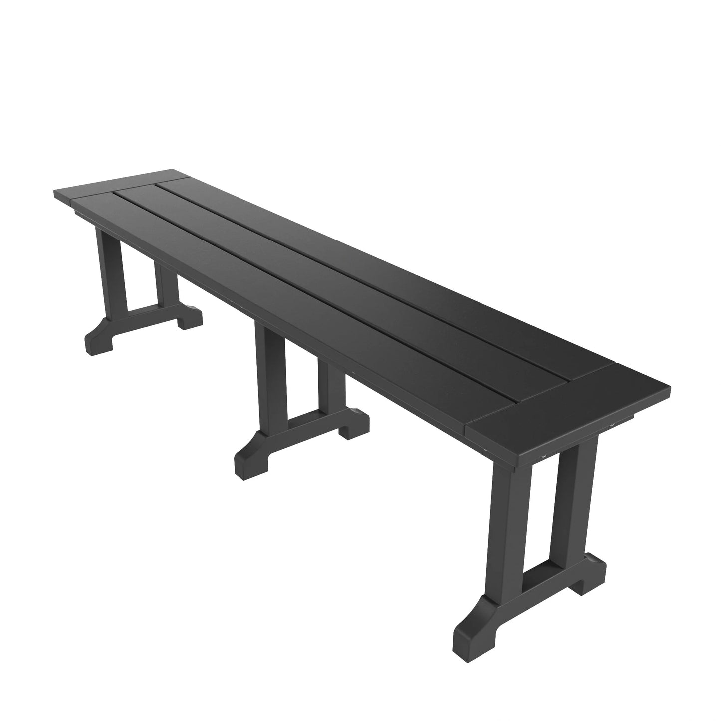 Polytrends Laguna Hdpe All Weather Outdoor Patio 65" Bench