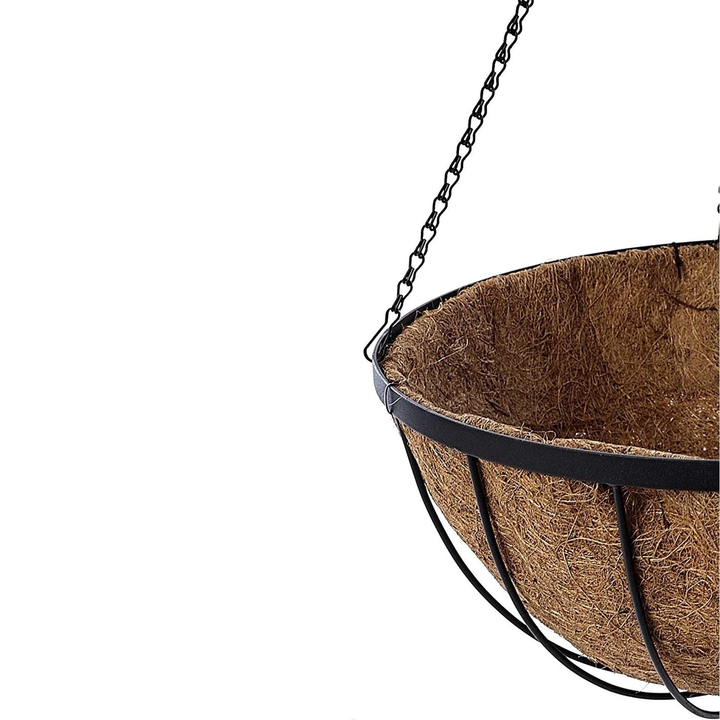 12"-14"-16" DreamPatio Hanging Basket Planter with Coconut Coir