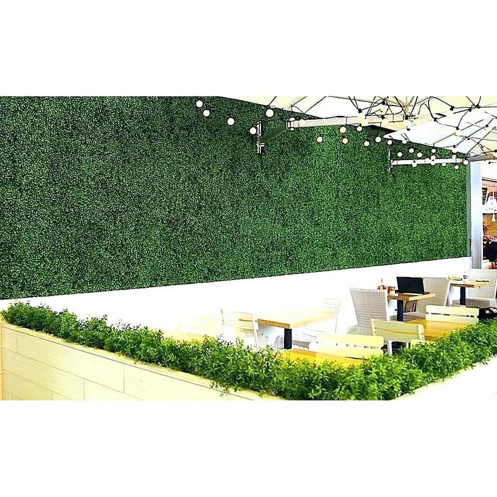 Artificial Boxwood Hedge Greenery Panels, 20"x20"/pc - 12pc