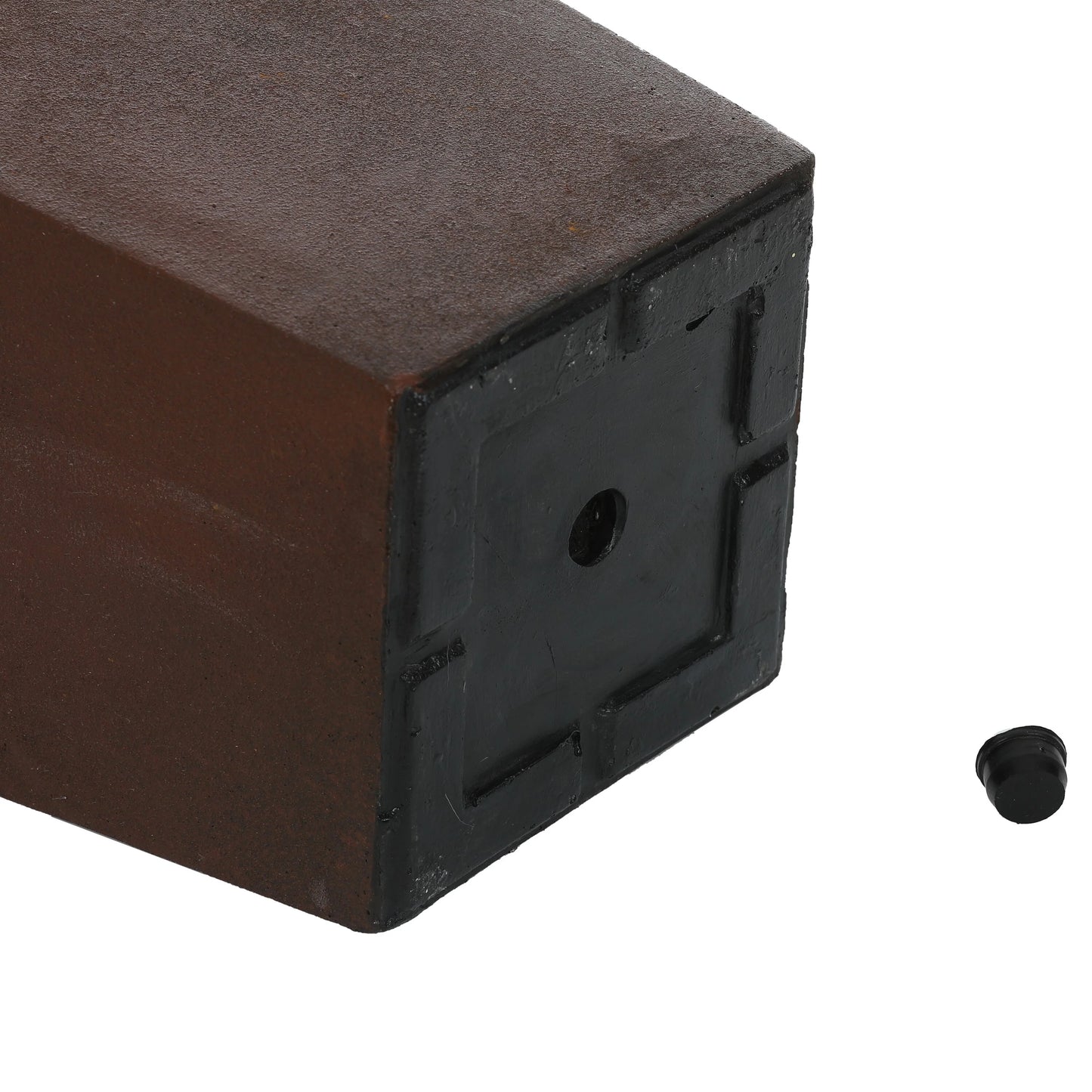 Rustic Brown Handcrafted Medium Angled Planter by Havenside Home - 18.5" H