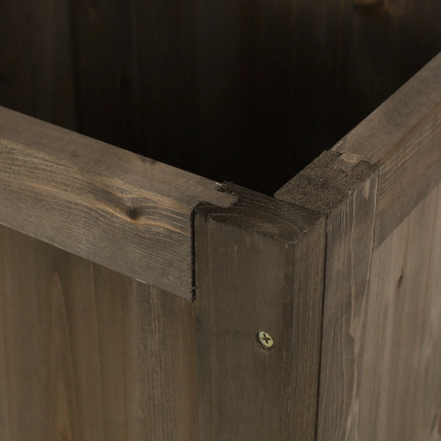 Elina Outdoor Fir Wood Outdoor Planter Bench by Christopher Knight Home