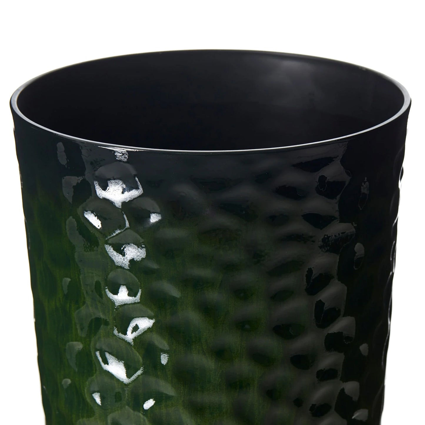 Glitzhome 23.75"H Set of 2 Oversized Eco-Friendly PP and Stone Honeycomb Textured Blue/Green/Red Tall Plastic Planter