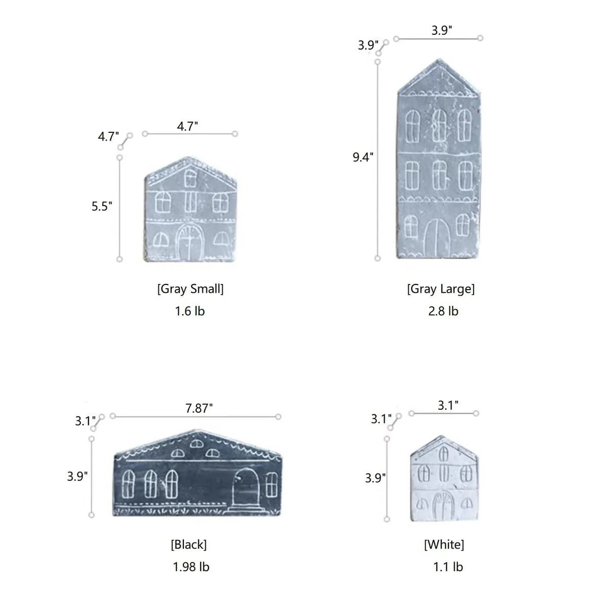 RusticReach TinyHome Clay Planters