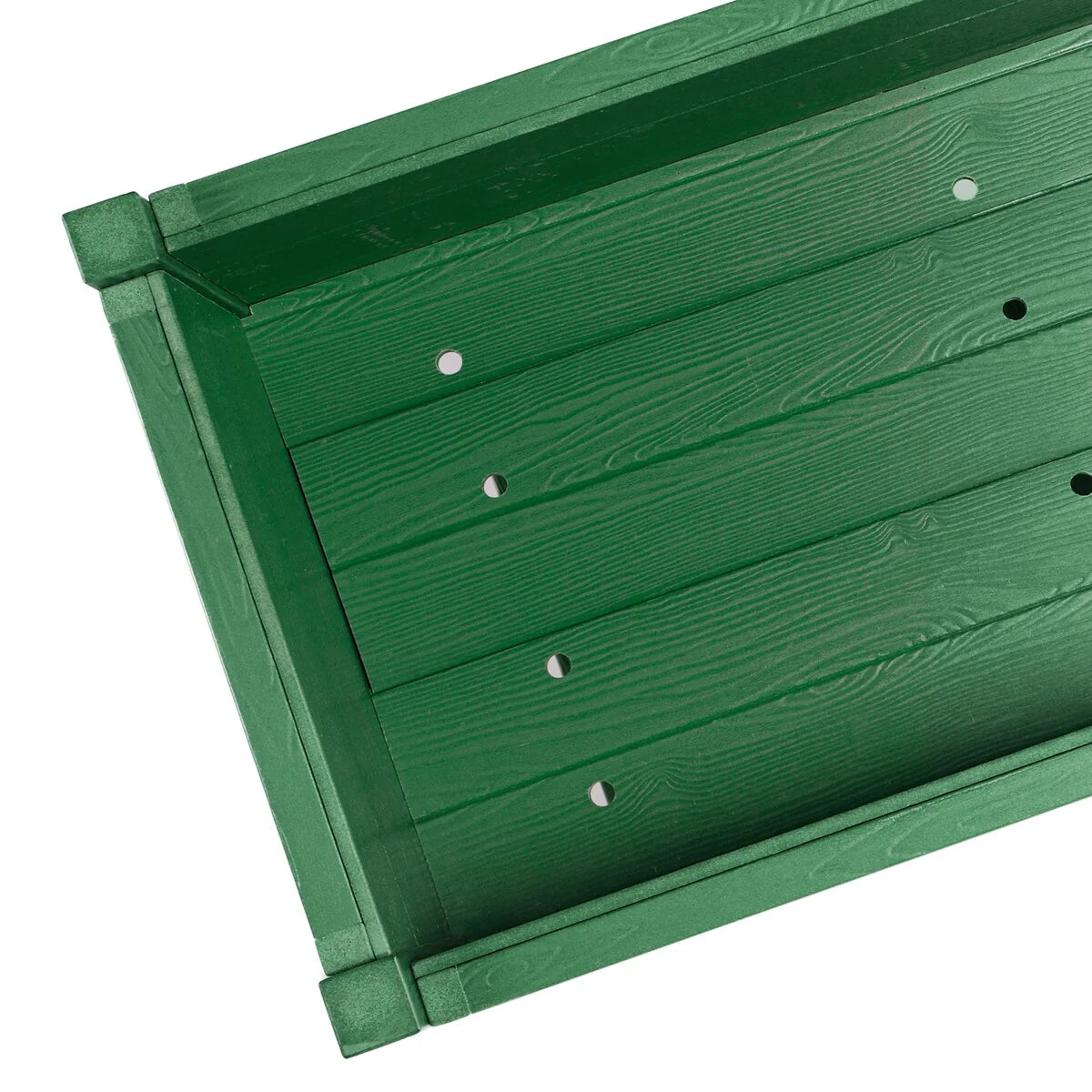 LUE BONA Patio Plastic Raised Elevated Garden Bed HDPS Planter Box Stand with Storage Shelf and Legs