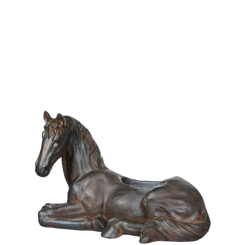 Sullivans Horse Vase 16"H Bronze - 24"L x 14"W x 16"H