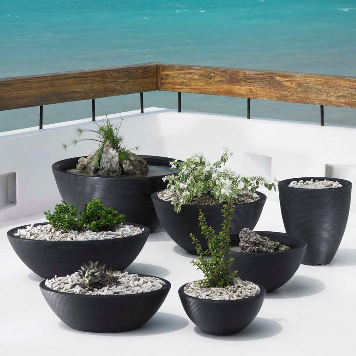 Delano Indoor Outdoor Oval-shaped Planter Bowl